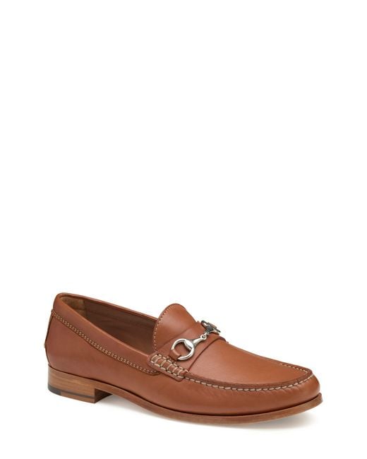 Johnston & Murphy Brown Baldwin Bit Loafer for men
