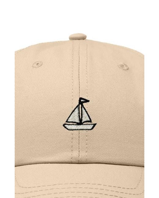 Alix Natural Sail Dad Cap for men