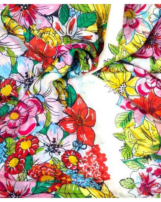 Echo Red Floral Sarong