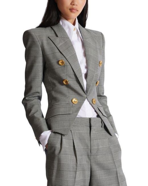 Balmain Black 6-Button Jacket