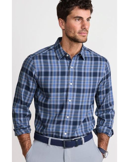 Vineyard Vines Blue Sherburne Plaid Button-Up Shirt for men