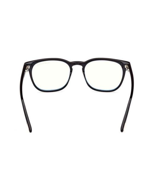 Tom Ford Brown 53Mm Square Light Blocking Glasses for men