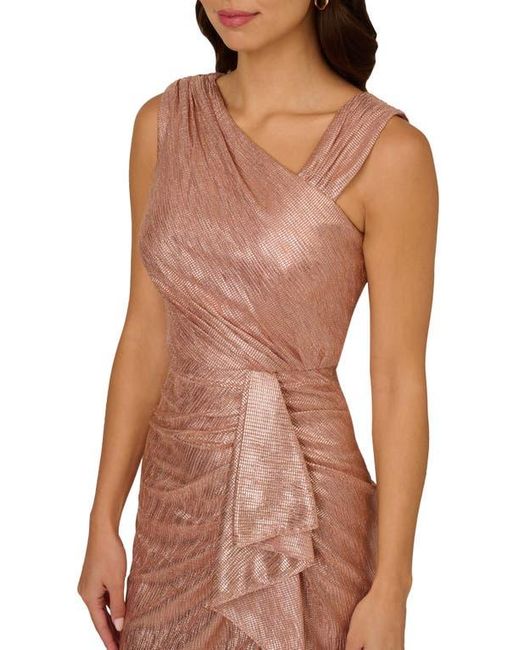 Adrianna Papell Metallic Foil Gown | Lyst Adrianna Papell Metallic Foil Gown | Lyst
