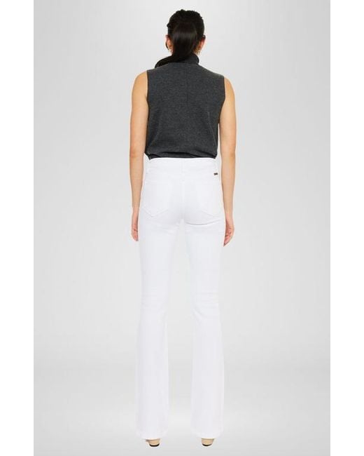 Kancan White Paulina High Rise Bootcut Jeans