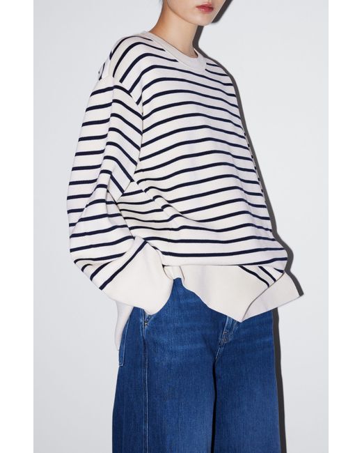 & Other Stories Blue & Stripe Sweater