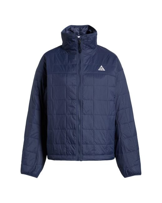 Nike Blue Acg Therma-fit Adv Quilted Insulated Jacket