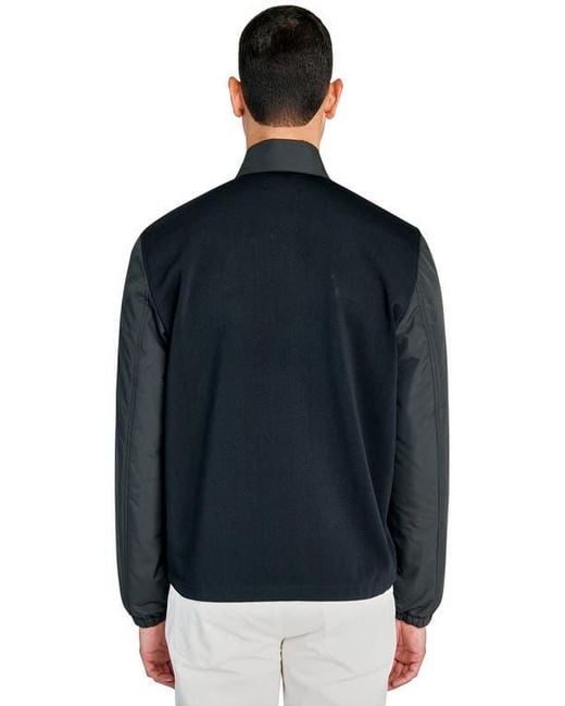 Con.struct Gray Slim Fit Solid Recycled Hybrid Field Jacket for men