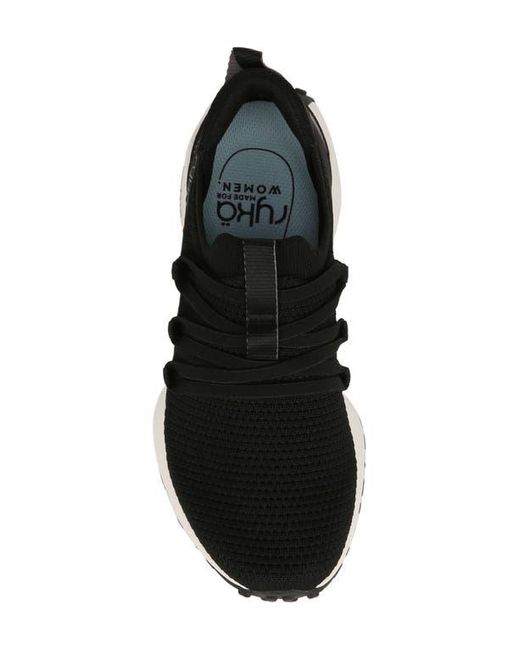 Ryka Black Jumpstart Lace Slip-On Sneaker