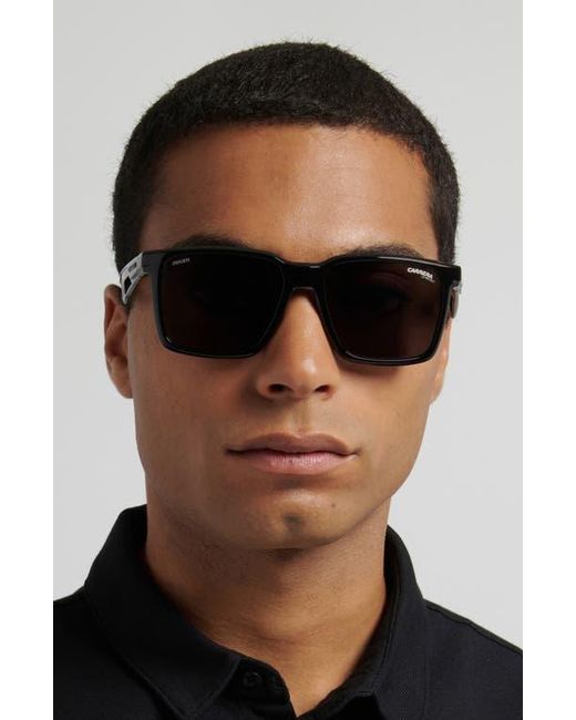 Carrera Black X Ducati 56Mm Rectangular Sunglasses for men