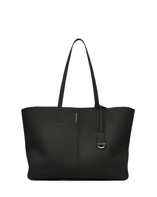 Maison De Sabre Black Large Leather Zipped Soft Tote
