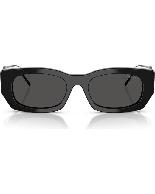 Prada Gray 53Mm Pillow Sunglasses