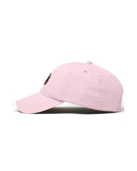 Alix Pink Capybara Donut Embroidered Cap for men