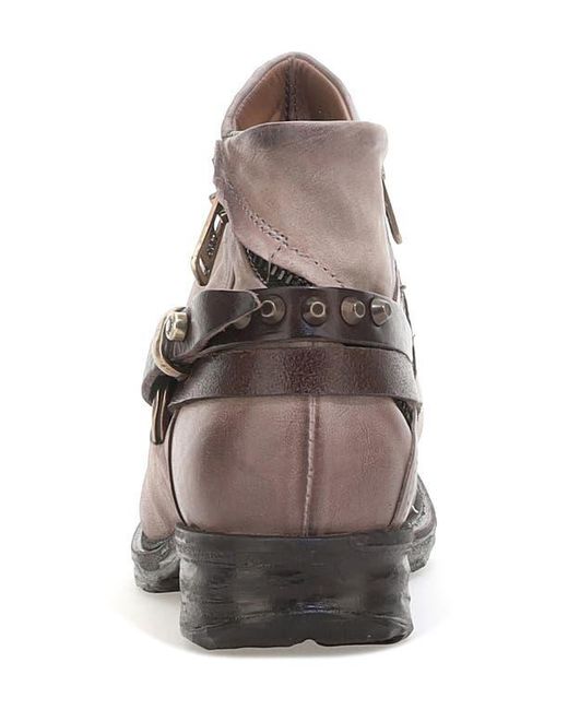 A.s.98 Pink Steve Studded Bootie