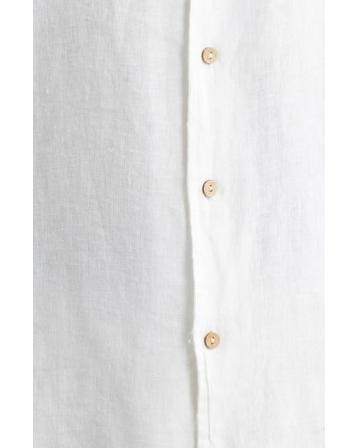 Boardies White Solid Camp Shirt for men
