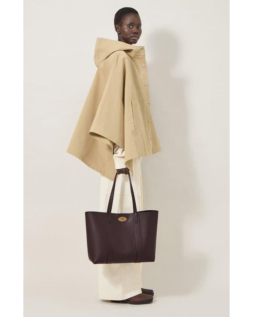 Mulberry Purple Bayswater Leather Tote