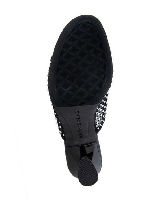 Aerosoles Black Jamila Slide Sandal