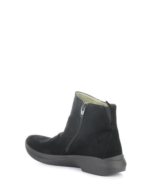 Softinos Black Gujy Platform Wedge Bootie