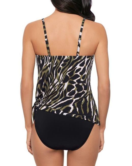 Magicsuitr Black Safari Sands Alex Tankini Top