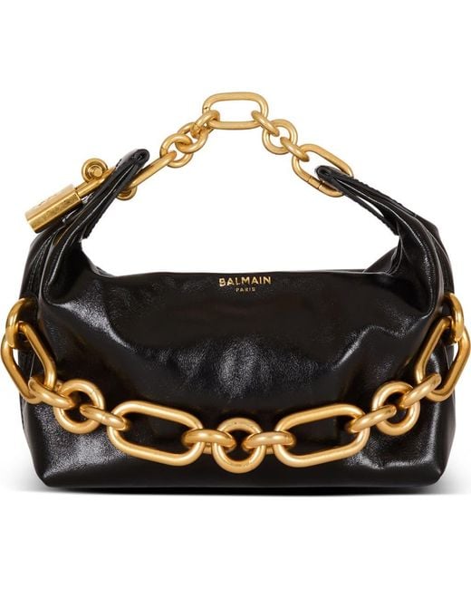 Balmain Black Mini Sync Bag