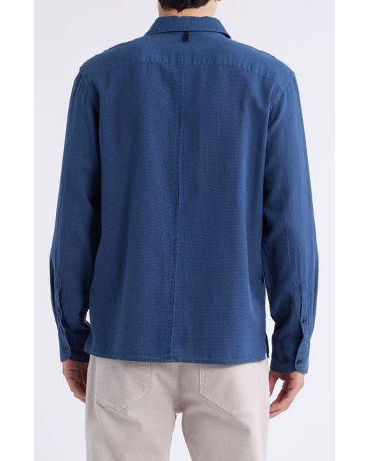 Rag & Bone Blue Dalton Button-Up Shirt for men