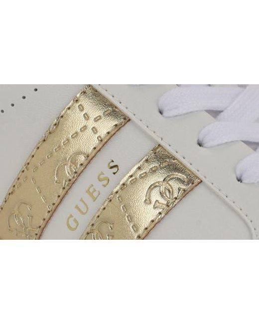 Guess White Barlie Sneaker