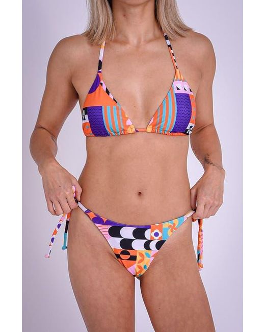 OOSC Purple Endless Summer Tie Side Bikini Bottoms