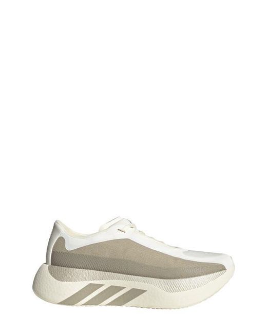 Adidas White Hyperboost Edge Running Shoe for men