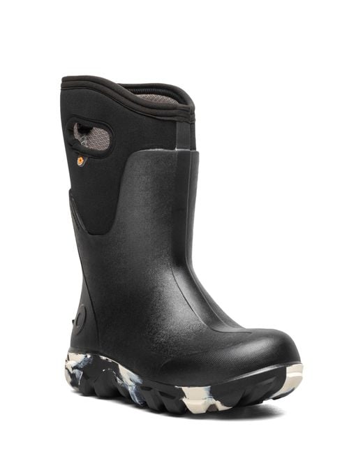 Bogs Black Classic Seamless Tall Rain Boot