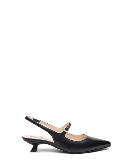 Nero Giardini White Pointed Toe Slingback Pump