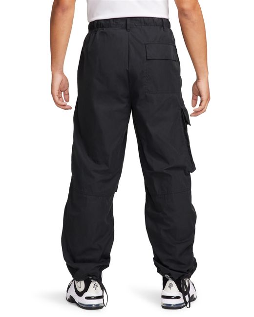 Nike Black Sportswear Tech Pack Waxed Canvas Cargo Pants for men