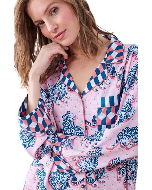 Printfresh White Rittenhouse Satin Pajamas