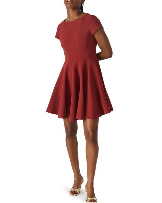 Steve Madden Red Nili Fit & Flare Minidress
