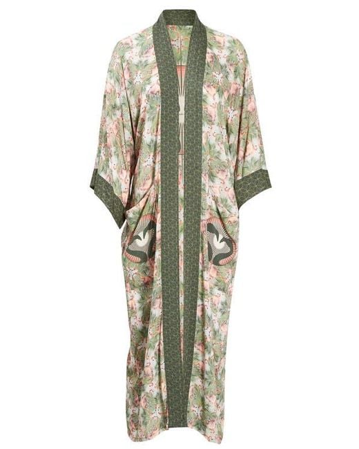 Henelle Metallic Duster Robe
