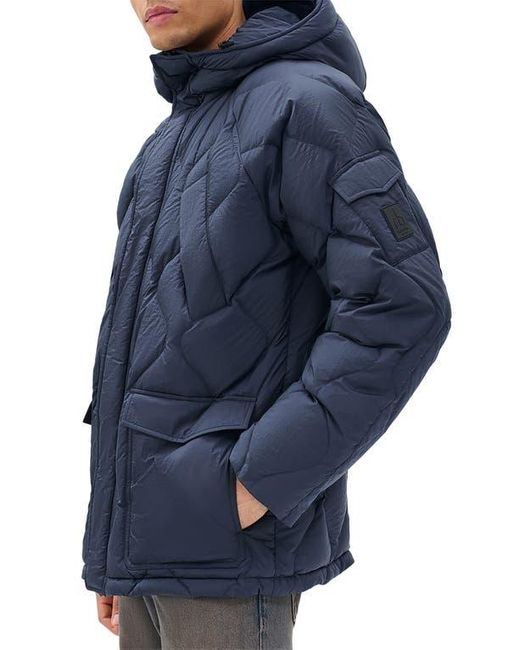 Rag & Bone Blue Dane Quilted Shield Jacket for men