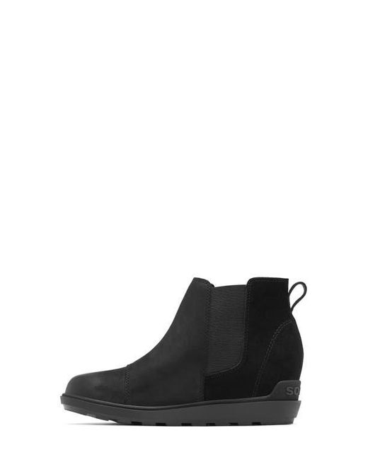 Sorel Black Evie Ii Chelsea Bootie