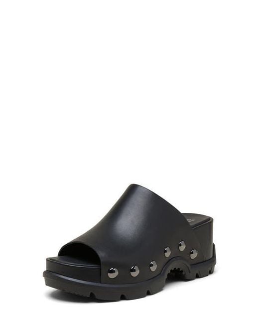 Sorel Black Roam'N Slide Platform Sandal