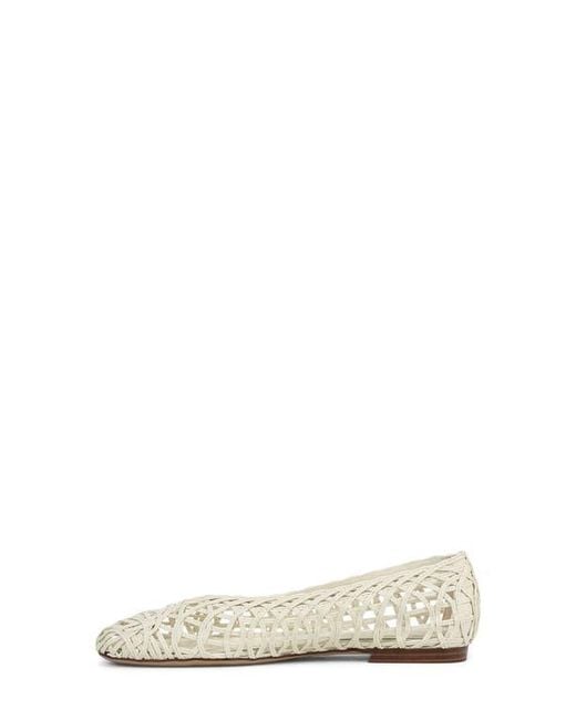 Franco Sarto White Amalia Flat