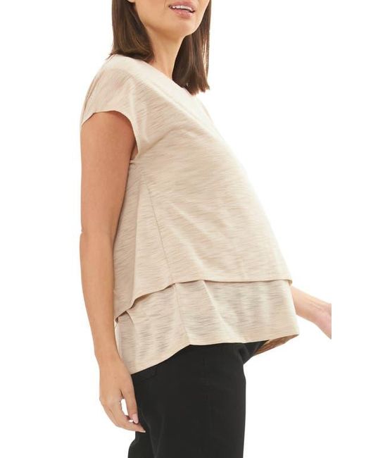 Ripe Maternity Natural Jazmin Nursing Tee