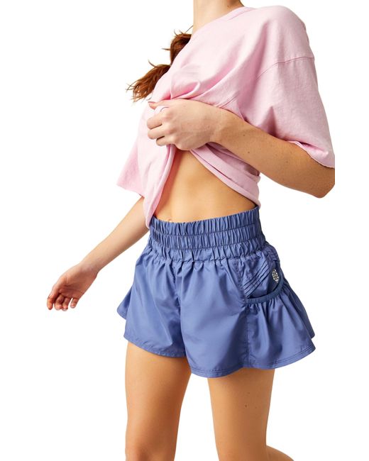 Fp Movement Blue Free People Get Your Flirt On Shorts