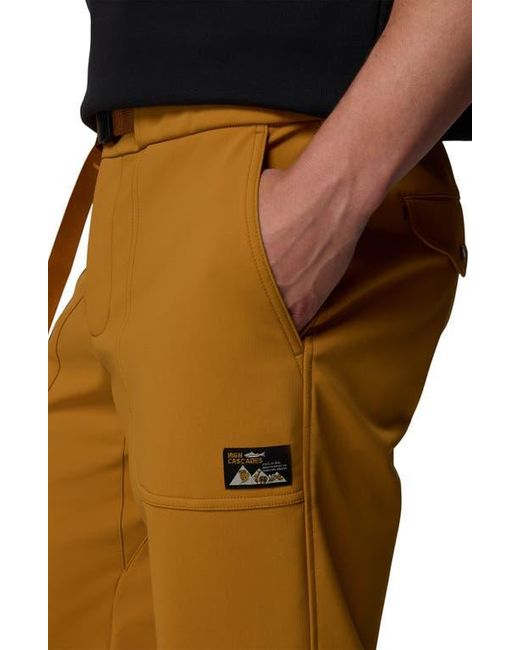 Columbia Brown High Cascades Water Repellent Pants for men