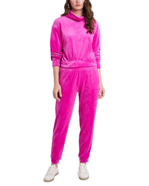 1.STATE Pink Velour Pants