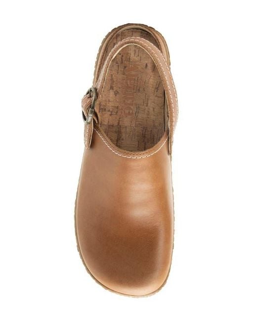 Alegria By Pg Lite Brown Olie Slingback Platform Clog