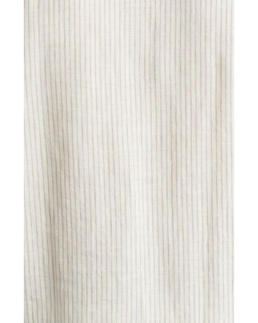 Brax Gray Daniel Linen Button-Down Shirt for men