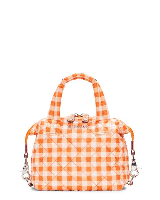 MZ Wallace Orange Micro Sutton Tote