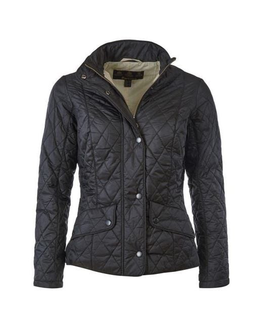Barbour Black Flyweight Quilted Jacket