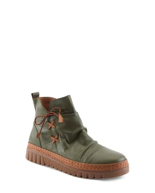 Spring Step Green Vandis Bootie
