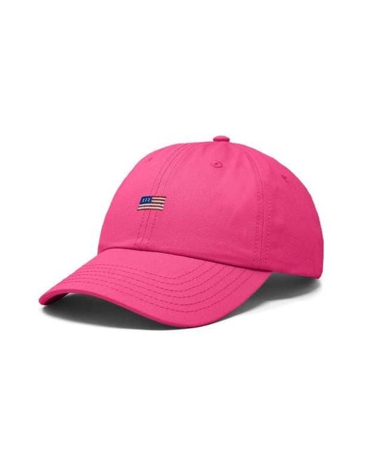 Alix Pink Usa Flag Dad Cap for men
