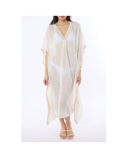 Calypso St. Barth White Kerala Caftan
