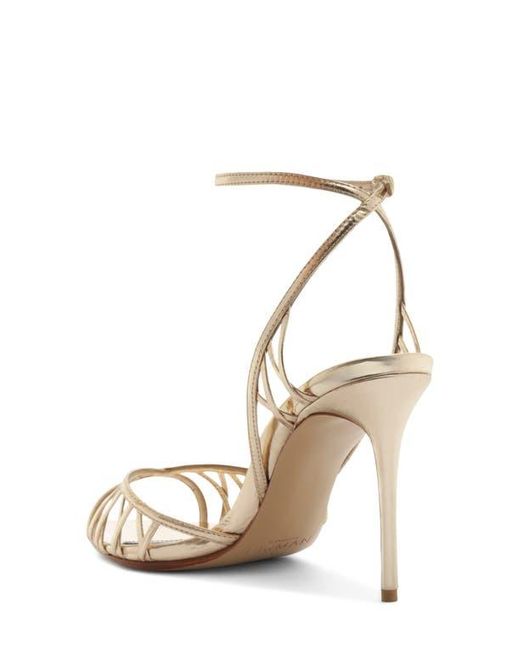 Alexandre Birman Metallic Solene Cage Sandal