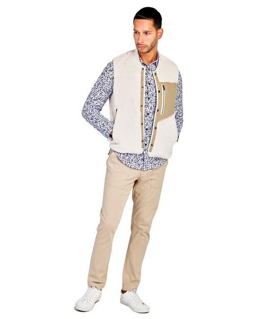 Brooklyn Brigade Natural Solid Fuzzy Vest for men